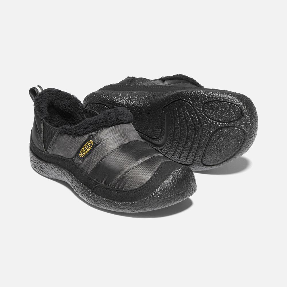 Slip-On Keen Enfant Noir/Jaune | Howser Ii | IZKHU-3487